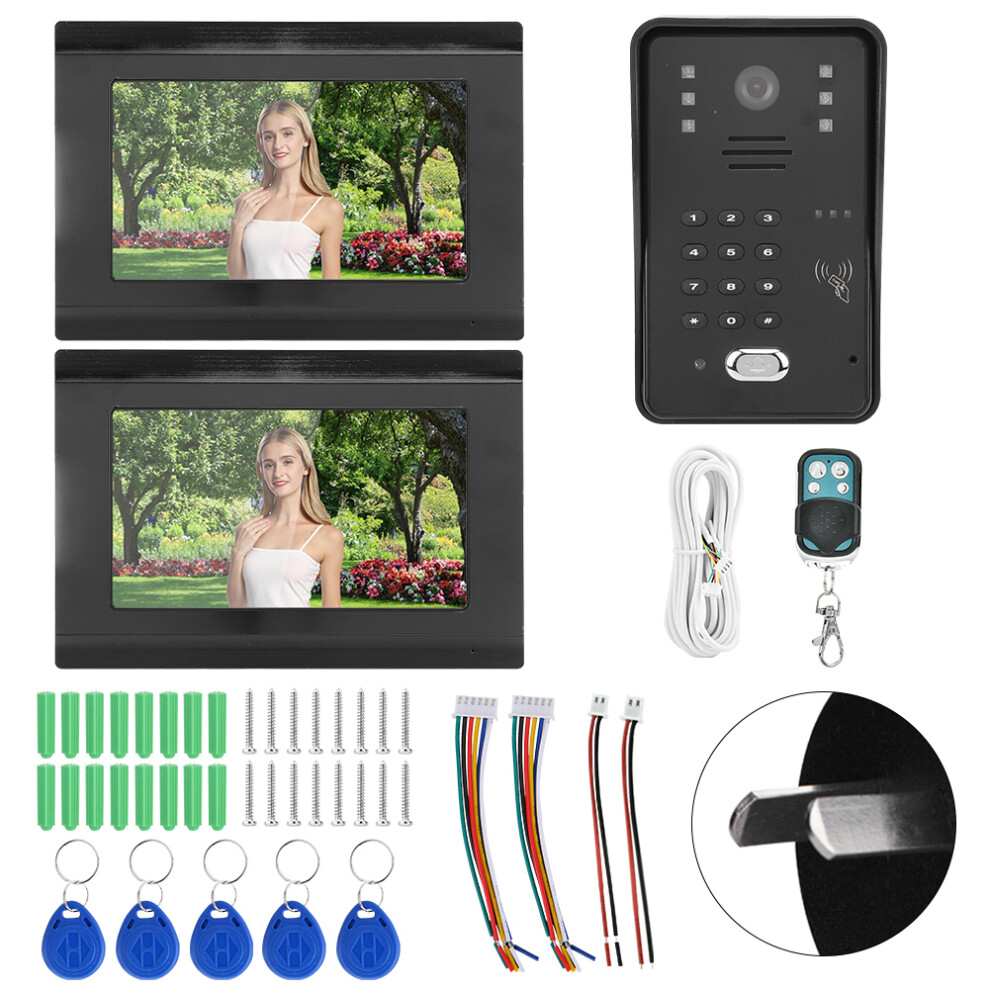 Advanced Wired Video Intercom Kit With Touch Screen Features And Wi Fi Connectivity For Seamless Remote Access 9049227006762