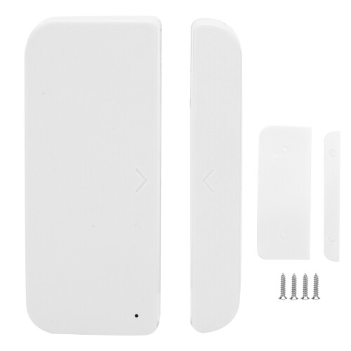 Wireless Door Window Sensor With Low Battery Warning Push Notifications Excellent Range, Smart Home Security Device Compatible With Amazon Alexa