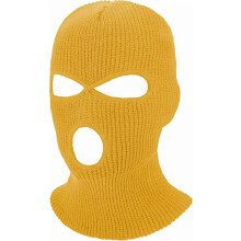 Máscara de esqui com 3 furos, cobertura total do rosto, balaclava para atividades ao ar livre, proteção de pescoço em tricô para o inverno,