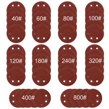 Orbital Sander Discs6Inch Hook And Loop Backing Aluminum Oxide Abrasive Long Lasting Multi Application Anti Static Efficient Dust Extraction