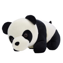 Megnyugtató plüssjáték panda kitömött állat szuper puha aranyos ölelnivaló párna párna lefekvés előtti társ nem mérgező bőrbarát