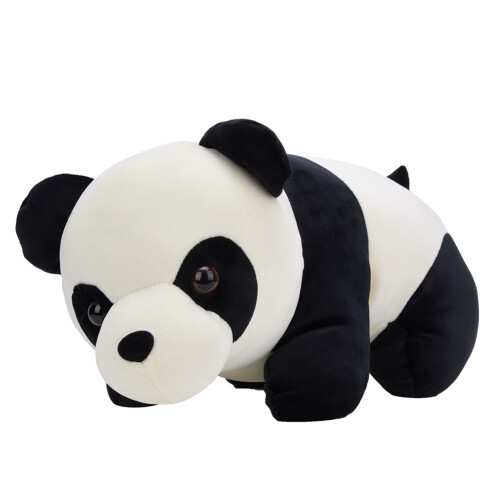 Διακοσμητικό βελούδινο μαξιλάρι Panda βελούδινο παιχνίδι χαριτωμένο μαξιλάρι για