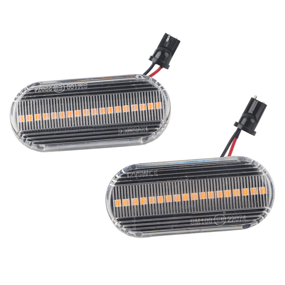 High Power Leds Sequential Blinker For Volkswagen Mk4golf Jetta Gti R32passat Beetle Lupo Polo Sharan Vento Fox T5front Transparent Amber/Light 9180479822189