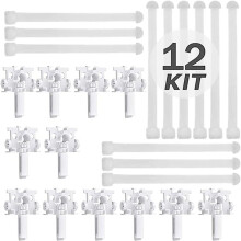 Vertical Blind Repair set Curtain Repair Carrier set Easy to Install Replacement Part Lightweight for Vertical Blinds