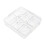 Divided Tray with Lid Plastic Large 12