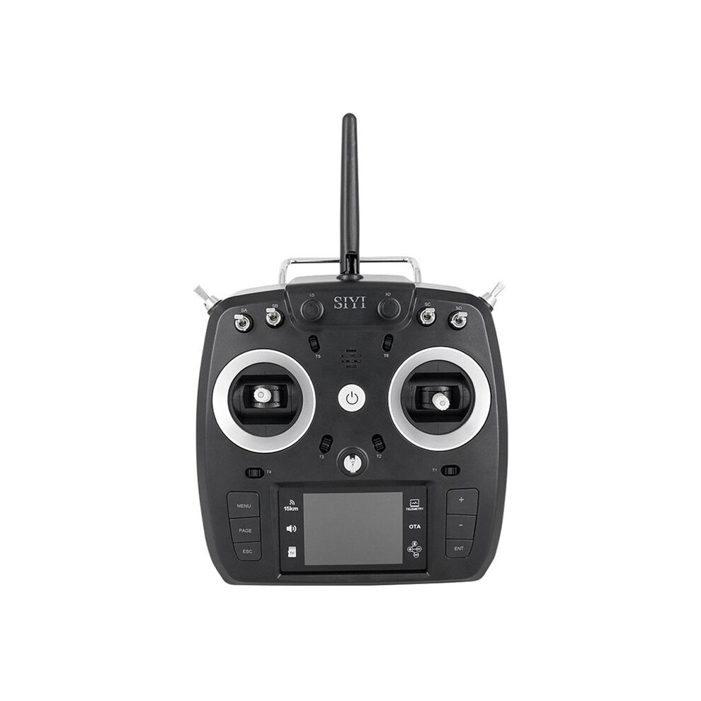 Siyi Ft24 2.4Ghz 12Ch Long Range Transmitter, 15Km Range Through Drone Drone Model Remote Control,Left-Hand Throttle 6032948315254