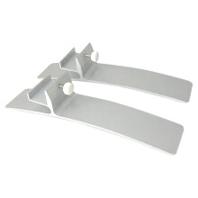 Zestaw 2 przenośnych stóp do podgrzewacza, część zamienna do podgrzewacza, stopki do podgrzewacza, aluminiowy uchwyt do podgrzewacza