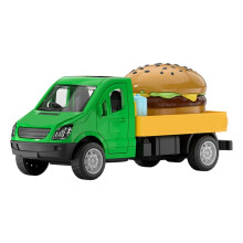 Αυτοκινητάκια Inertia για 3-4 ετών, με θέμα τα burger και ρεαλιστικές λεπτομέρειες