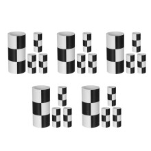 Waterdicht PVC Muurtrim Zelfklevend Retro Zwart Wit Race Thema