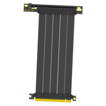 PCI-E Express 4.0 16X Riser Video Card Extension Shielded Flexible Cable 90 Mounting GPU Lossless Black for GPU