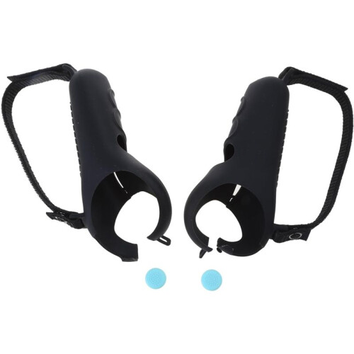 Touch Controller Silicone Grip Cover for  4 VR Handle Protective Cover Anti-Dirt Controller Cover Handle Skin Black 1