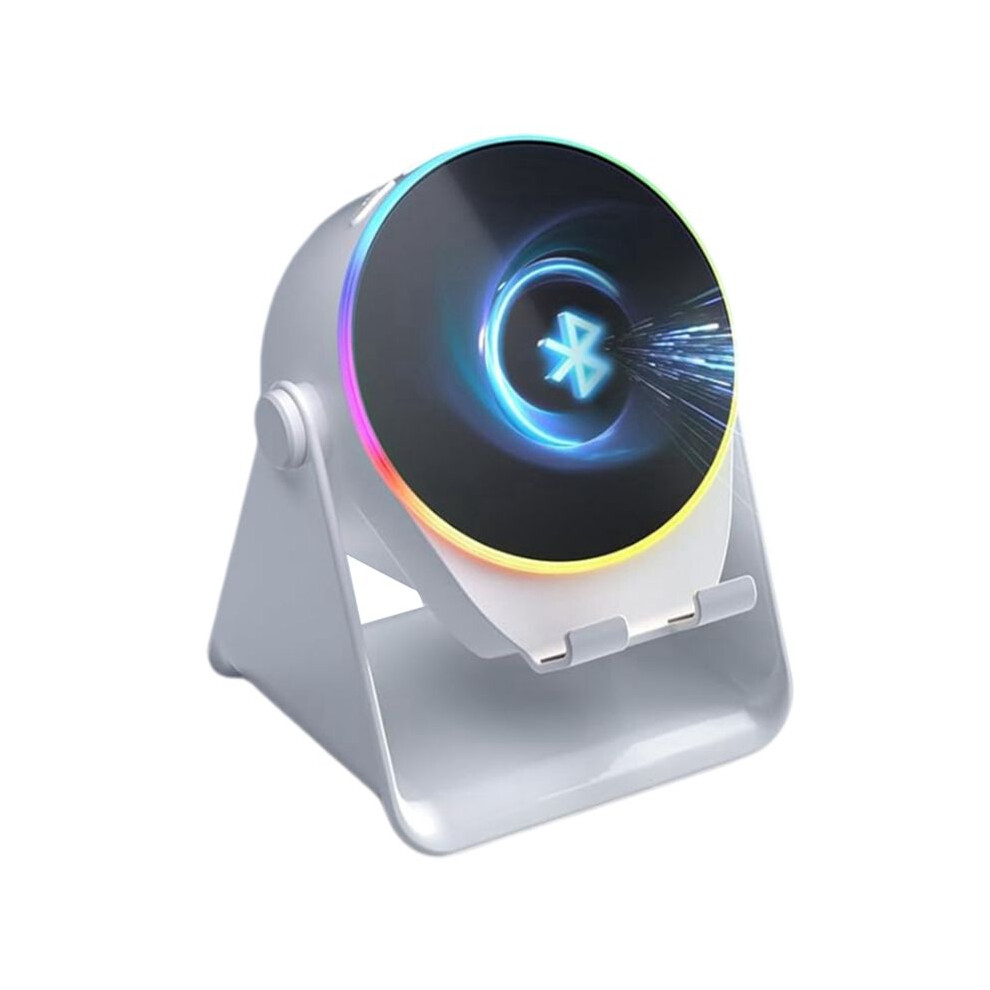 Wireless Induction Speaker,Cell Phone Stand With Speaker,Stereo Sound,Rgb Ambient ,Smartphone Holder A Light 4711268254482