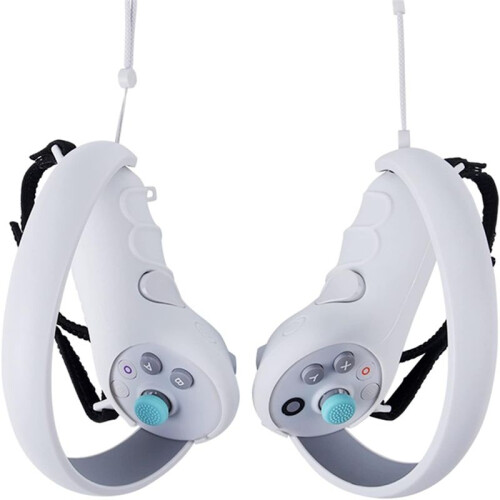Touch Controller Silicone Grip Cover for  4 VR Handle Protective Cover Anti-Dirt Controller Cover Handle Skin Grey