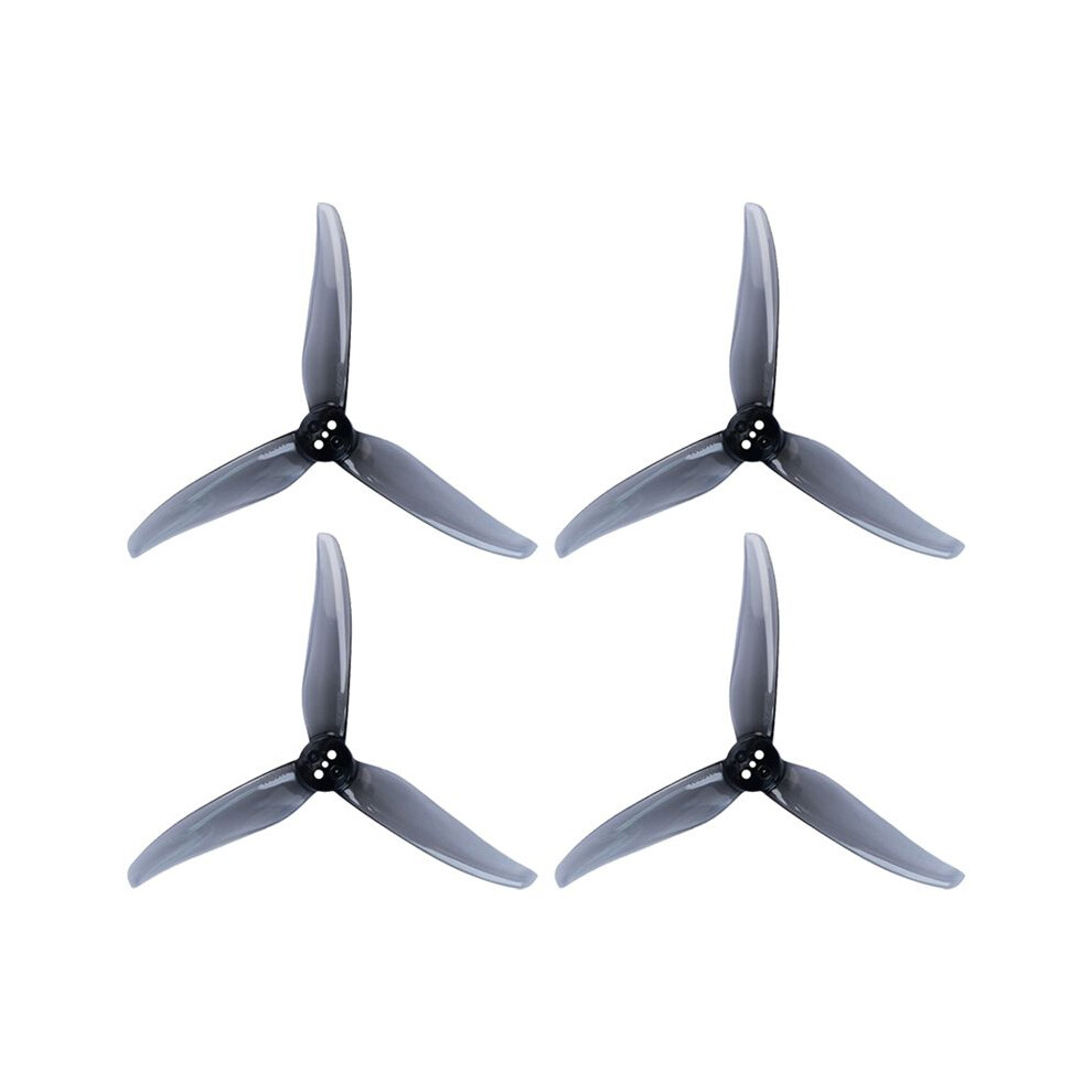 2Pairs 4023 Propeller 3-Blade Pc Props Three-Hole For 1505-3600Kv Brushless Motor For Rc Fpv Drone Transparent Grey 6033556457121