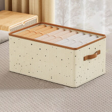 Foldable Linen Storage Box – Minimalist, Space-Saving, Heavy-Duty Fabric Organizer for Clothes, Small Rooms & Living Room