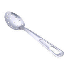 Stainless Steel Buffet Spoon, Communal Serving Soup Spoon Colander Extended Stir Fry Spoon for Food Serving, Strain Liquids Kitchen Tool