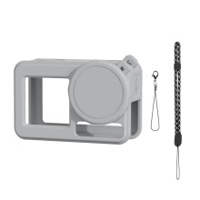 Protective Cover for Action 5 Pro/Action 4/3 Camera Accessories Full Protector Case with Lanyard Scratch-Proof Cap B