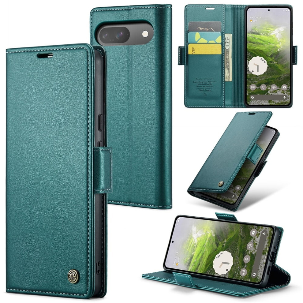 Caseme Leather Wallet Case For Google Pixel 9/9 Pro Â Rfid Blocking, Magnetic Clasp, Kickstand, Compatible With Google Pixel 9/9 Pro 9418476642524
