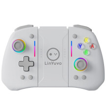 LinYuvo Wireless Gamepad for with Color Lights Six-Axis Body Sense Back Button Wake Feature for A