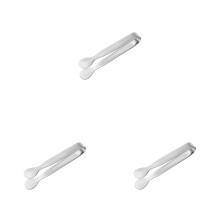 Stainless Steel Cocktail Tongs – Small Bar Ice Tongs with Sharp Grip Teeth, compatible with Ice Buckets, Sugar, Olives & Garnishes