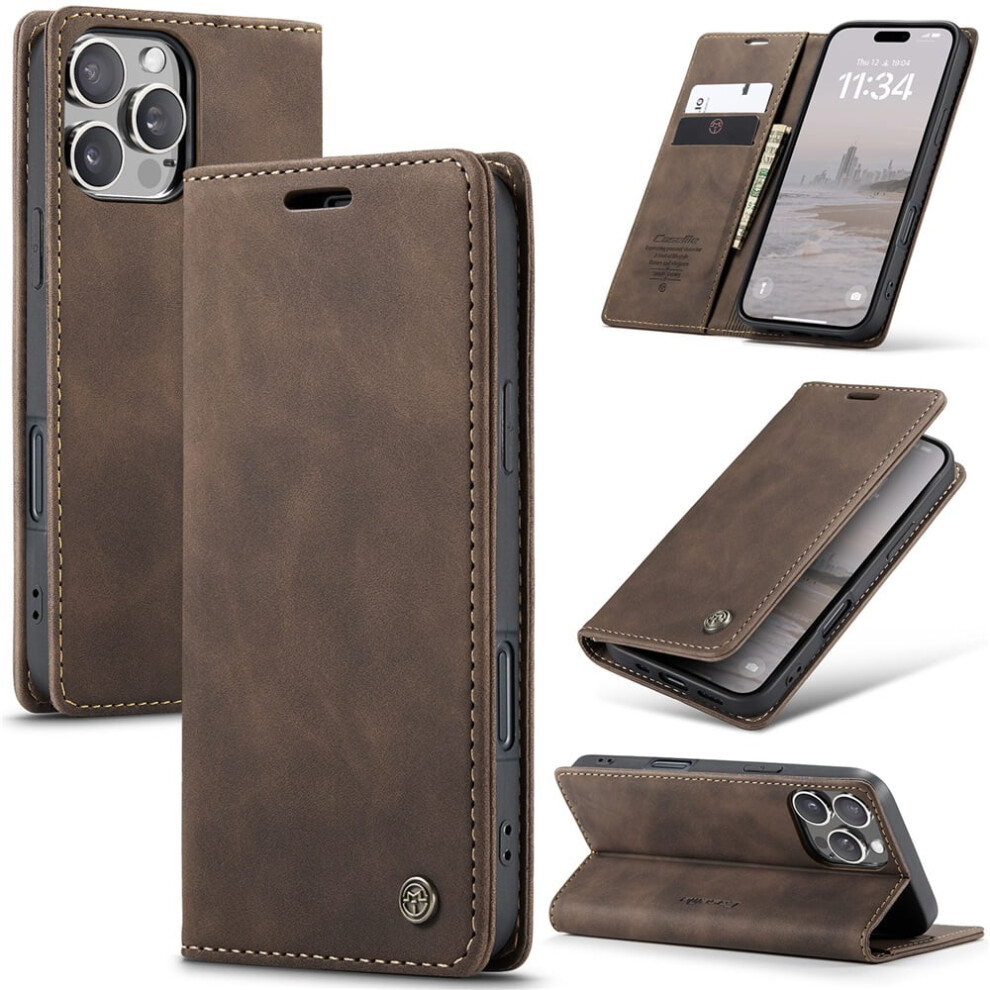 Caseme Leather Flip Wallet Case For Iphone 16 Pro Â 9170372605828