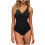 Women's Tummy Control One-Piece Swimsuit Push-Up Full 1