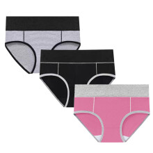 Period Underwear for Women Heavy Flow Leakproof High Waisted Cotton Panties Postpartum Menstrual Briefs 3 Pack