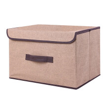 Foldable Fabric Storage Box with Handles & Dividers – Compatible with Closet, Bedroom, Living Room