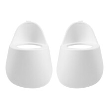 Quaqdae 2Pcs 2.5 Inch Car Audio A-Pillar Tweeter Bracket Car Two-Way Frequency Inverted Mold Bracket Tweeter Base
