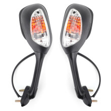 Rearview Mirrors w/Turn Signals For Suzuki GSXR600 GSX-R750 GSXR1000 02-15 BK