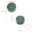 2Pièces Porte-Fleurs Pour Vert Durable En Plastique Mousse 2