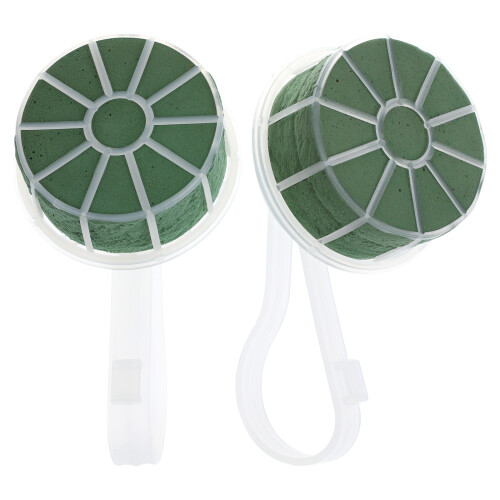 2Pièces Porte-Fleurs Pour Vert Durable En Plastique Mousse 2