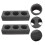 2 unidades de bandejas para copos de café e chá com leite, com 3 furos 7