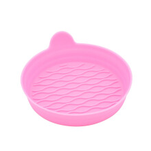 Car Silicone Cup Holder Liner, Round Non-Slip Mat, Protects Cup Holder from Dirt (Pink)