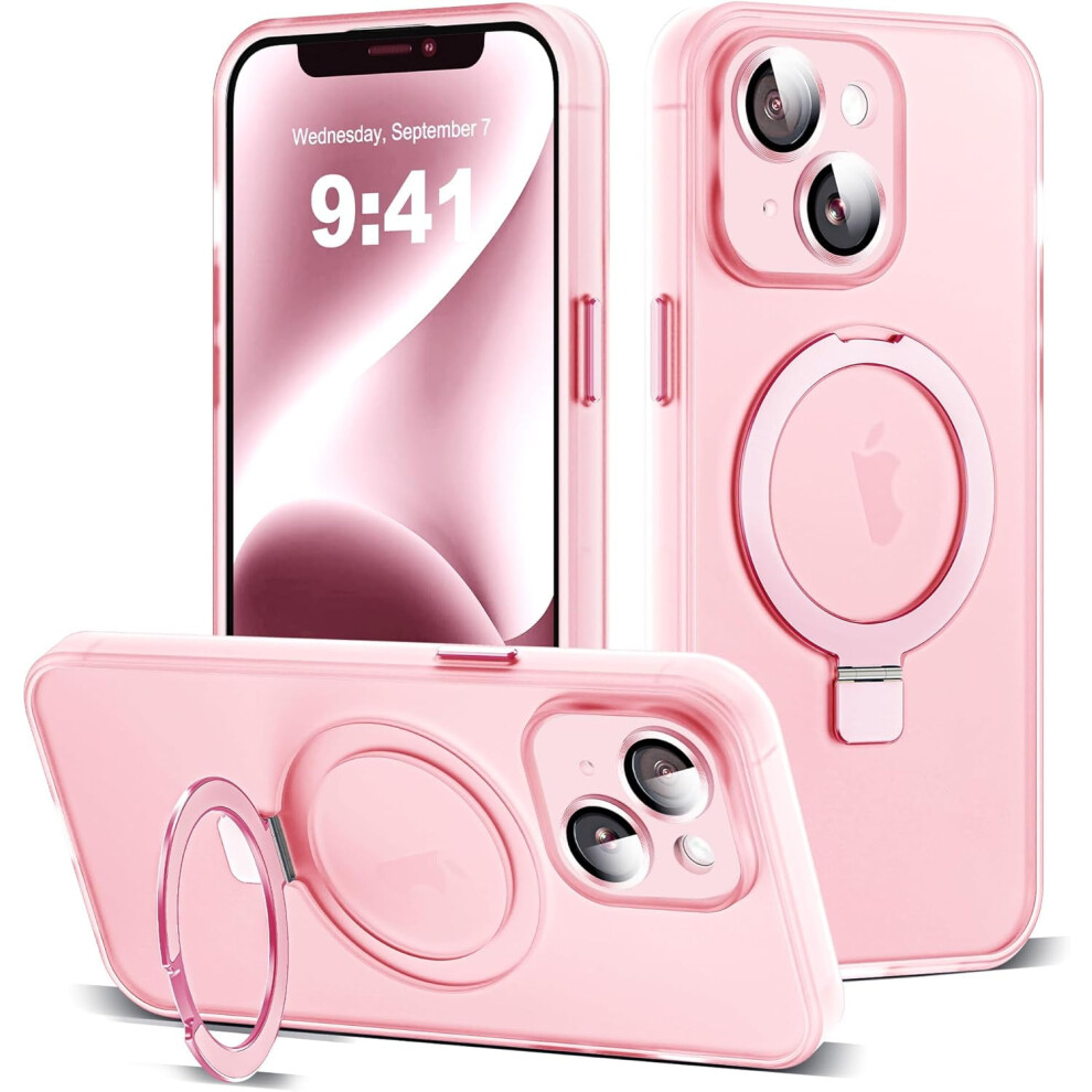Iphone 14 Case With Magnetic Ring Stand And Magsafe 902370159428
