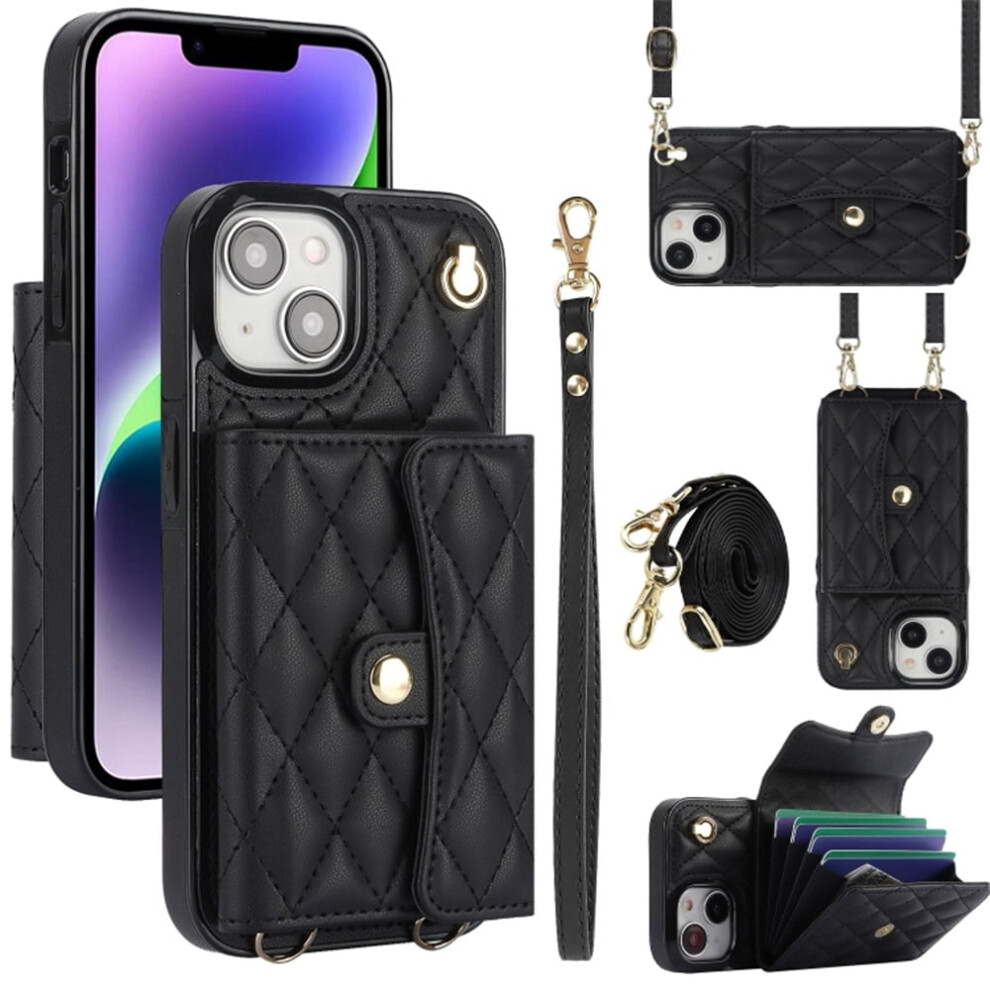 Rfid-Blocking Magnetic Flip Wallet Case For Iphone 13 Mini 9336866119824