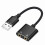 USB Sound Card Adapter 2-Hole for Headphone and Microphone 1