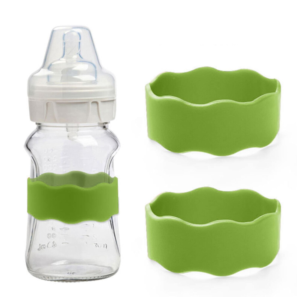 Reusable Bottle Tags Engraved Drink Container Identification Bands, Silicone Name Labels