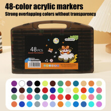 24pc Watercolor Brush Pens Set, 1.5ml, Flexible Nylon Tips, Blendable, Portable – 48 Colors, Compatible with Journaling & Calligraphy