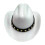 Cowboyhatt for hunder og katter - (hvit, S) 1