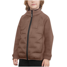 Lightweight Warm Down Jacket Boys & Girls 4-17Y Winter Nylon Spandex Polyester Matte Casual Fit No Hood Outerwear