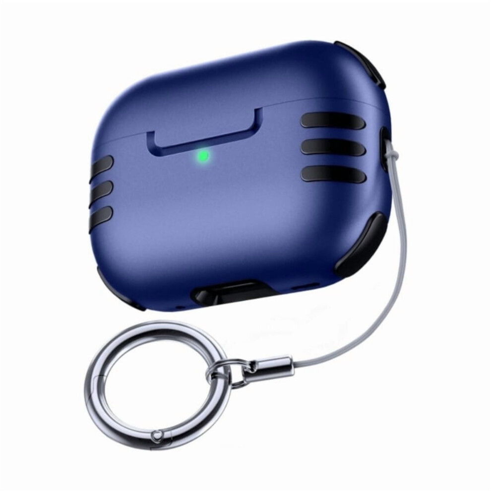 Shockproof Pc Case For Airpods Pro 2 With Carabiner Clip 9170372604777