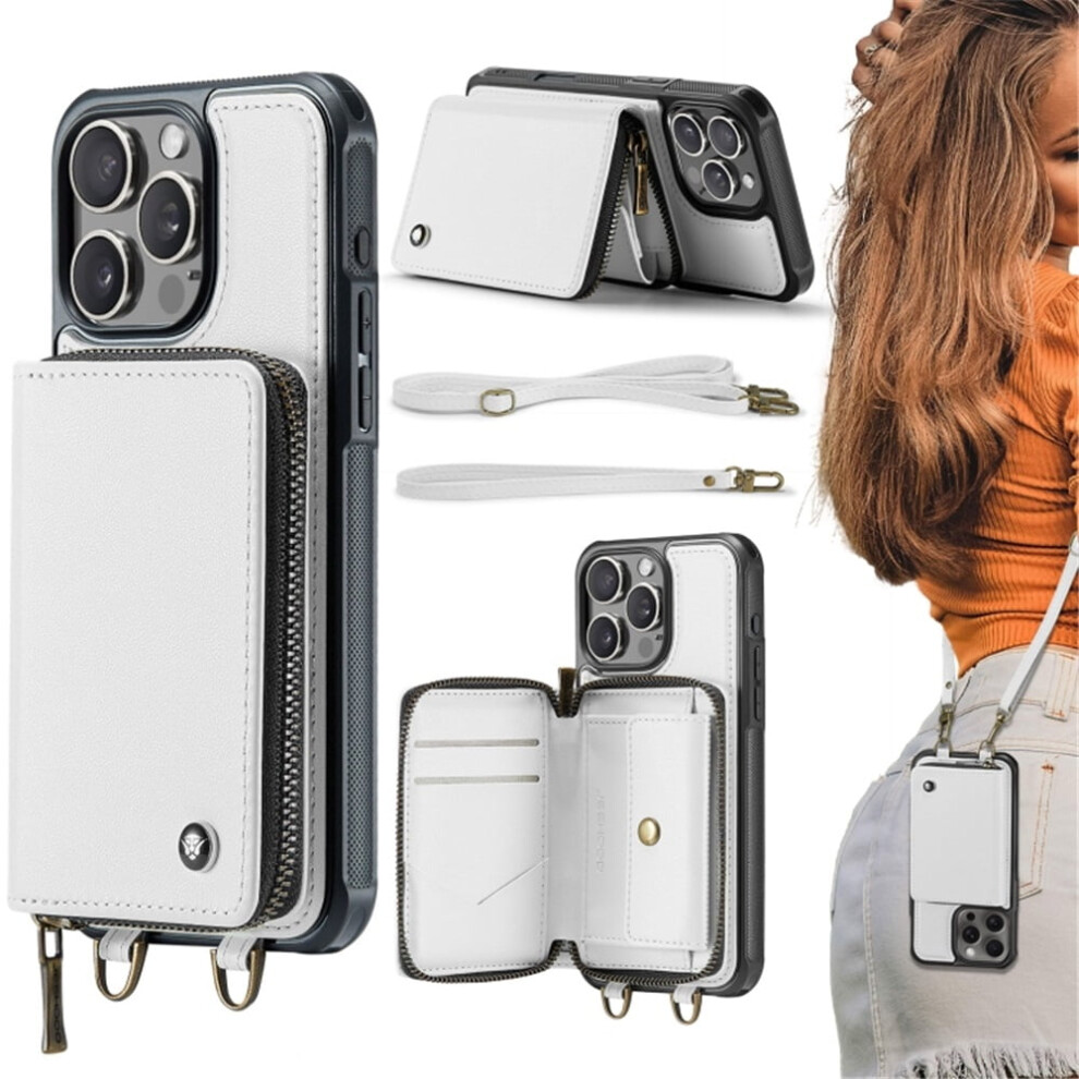 Rfid Wallet Case For Iphone 14 Pro 6.1 Inch Â White 941196061171