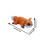 1PC Little fox 4.6CM 3D Printed Colored Animal Model Figurines Making 1