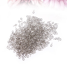 Screw Eyes for Jewellery Making 300Pack Silver Color and Circular Eye Opening