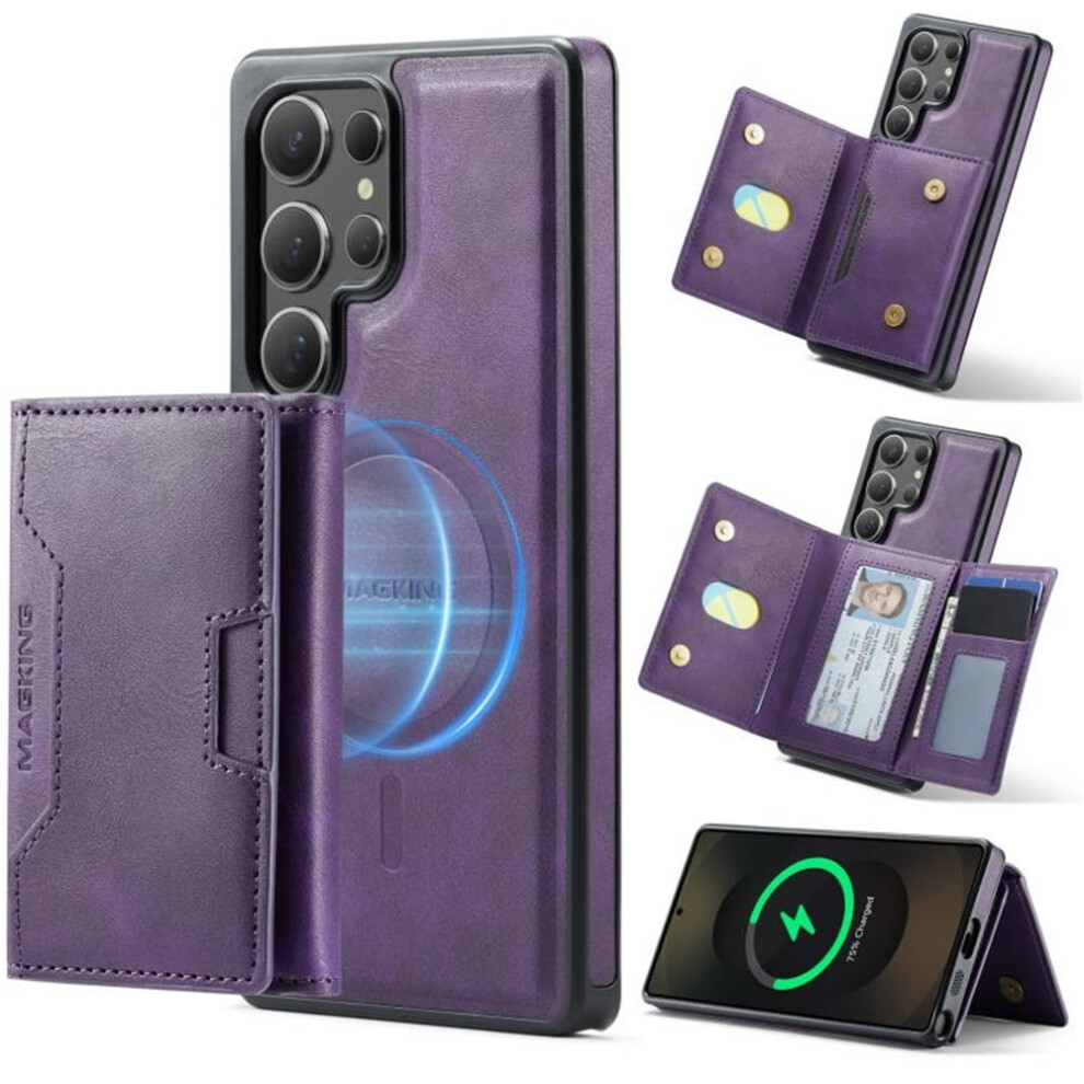 Rfid-Blocking Leather Purse Case For Samsung Galaxy S24 9170372605736