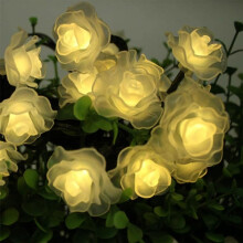 Flower String Lights, Fairy Light Battery Powered String Lights for Christmas Wedding Birthday Valentine Party Bedroom