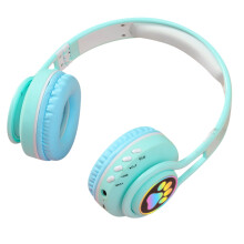 Kids Bluetooth Over-Ear Headphones, Foldable & Adjustable, Compatible with All Devices