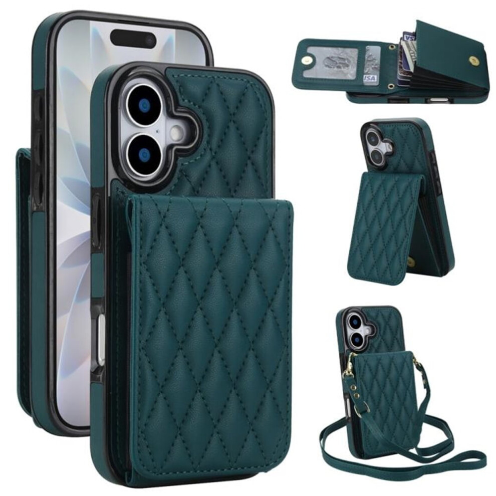 Pu Leather Rfid-Blocking Wallet Case For Iphone 16 Plus 9152228993426