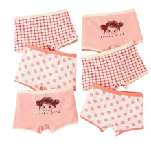 6PC Girls' Cotton Underwear for Kids 3-8Y, Soft & Breathable Toddler Shorts, Compatible with Daily Wear